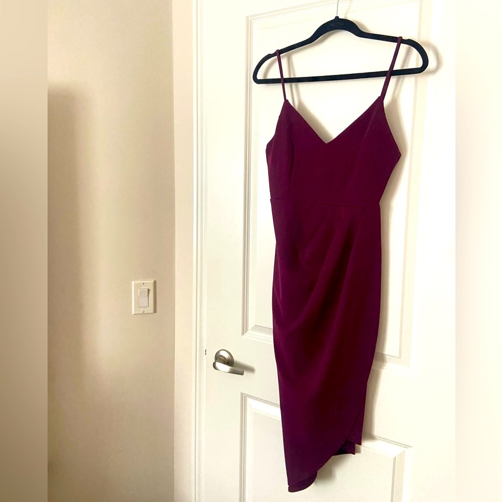 Burgundy Red Wine Dress - Small - Party Dress